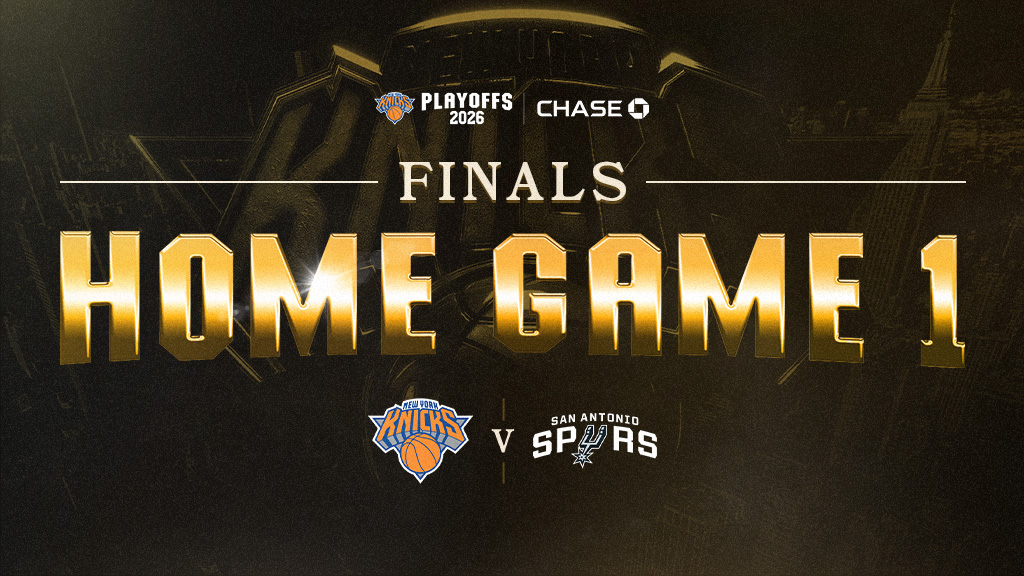 New York Knicks vs. San Antonio Spurs; Finals, Home Game 1
